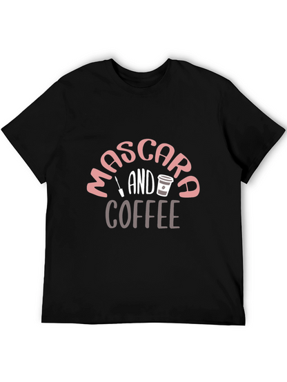 Mascara and Coffee Graphic Tee