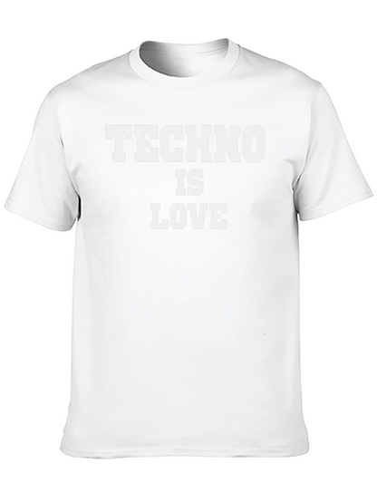 Techno is Love Black T-Shirt