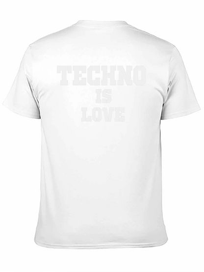 Techno is Love Black T-Shirt