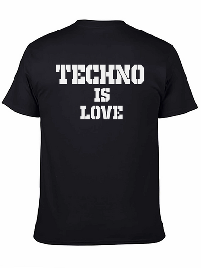Techno is Love Black T-Shirt