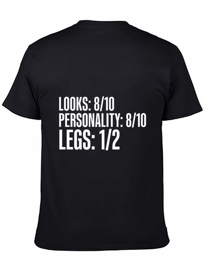 Humorous Legs 1/2 Graphic T-Shirt
