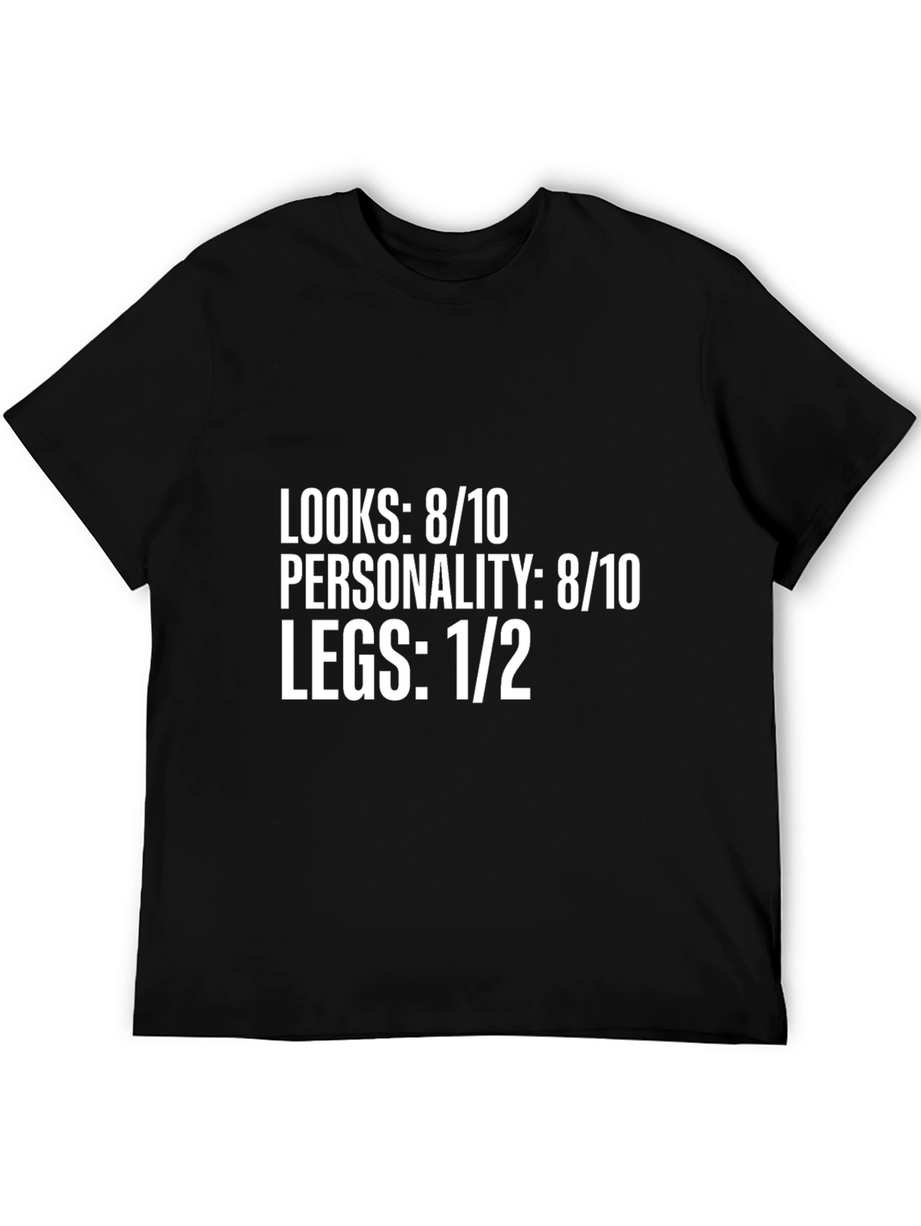 Humorous Legs 1/2 Graphic T-Shirt