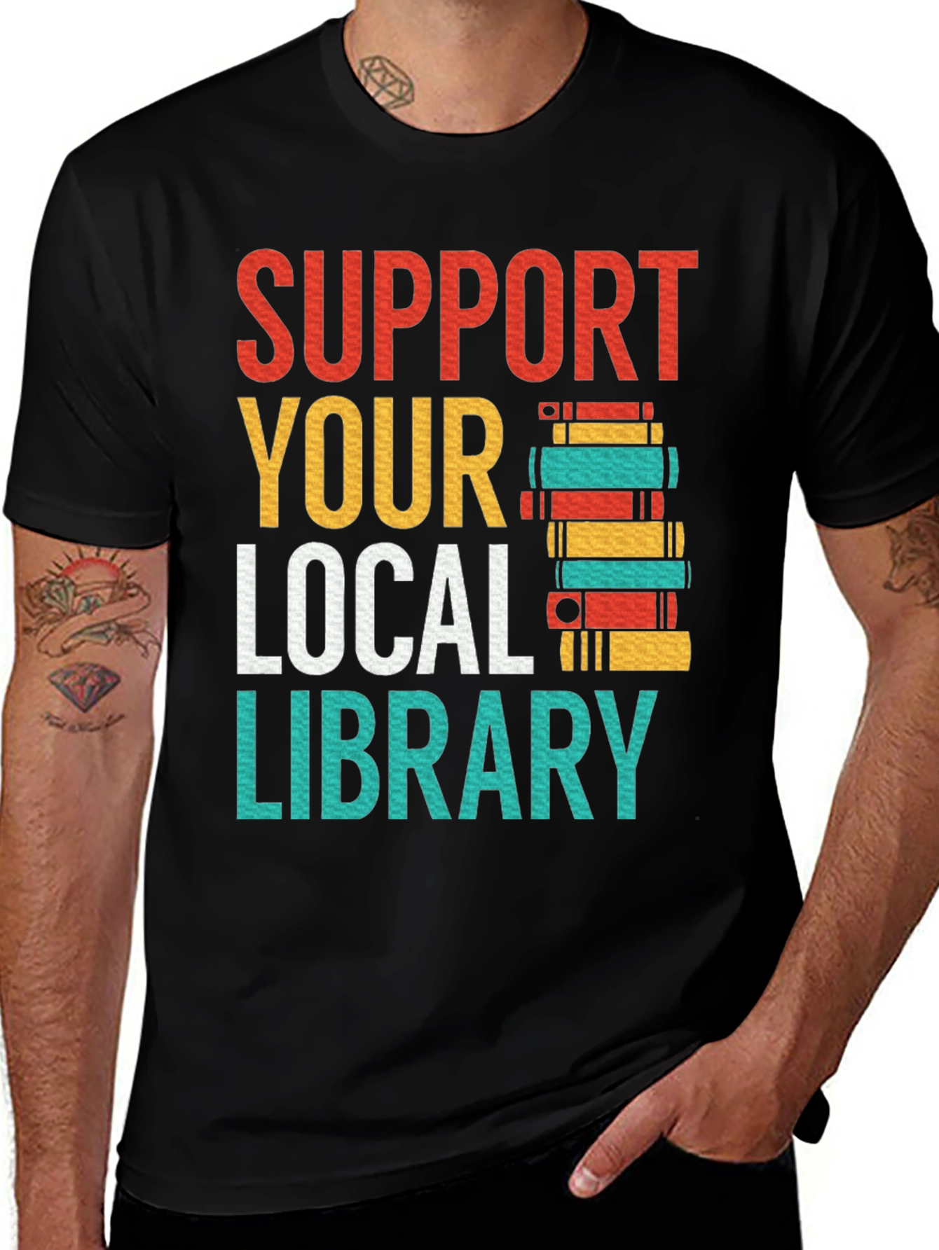 Support Your Local Library T-Shirt