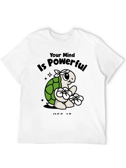Mindful Turtle Graphic Tee - Motivational Shirt