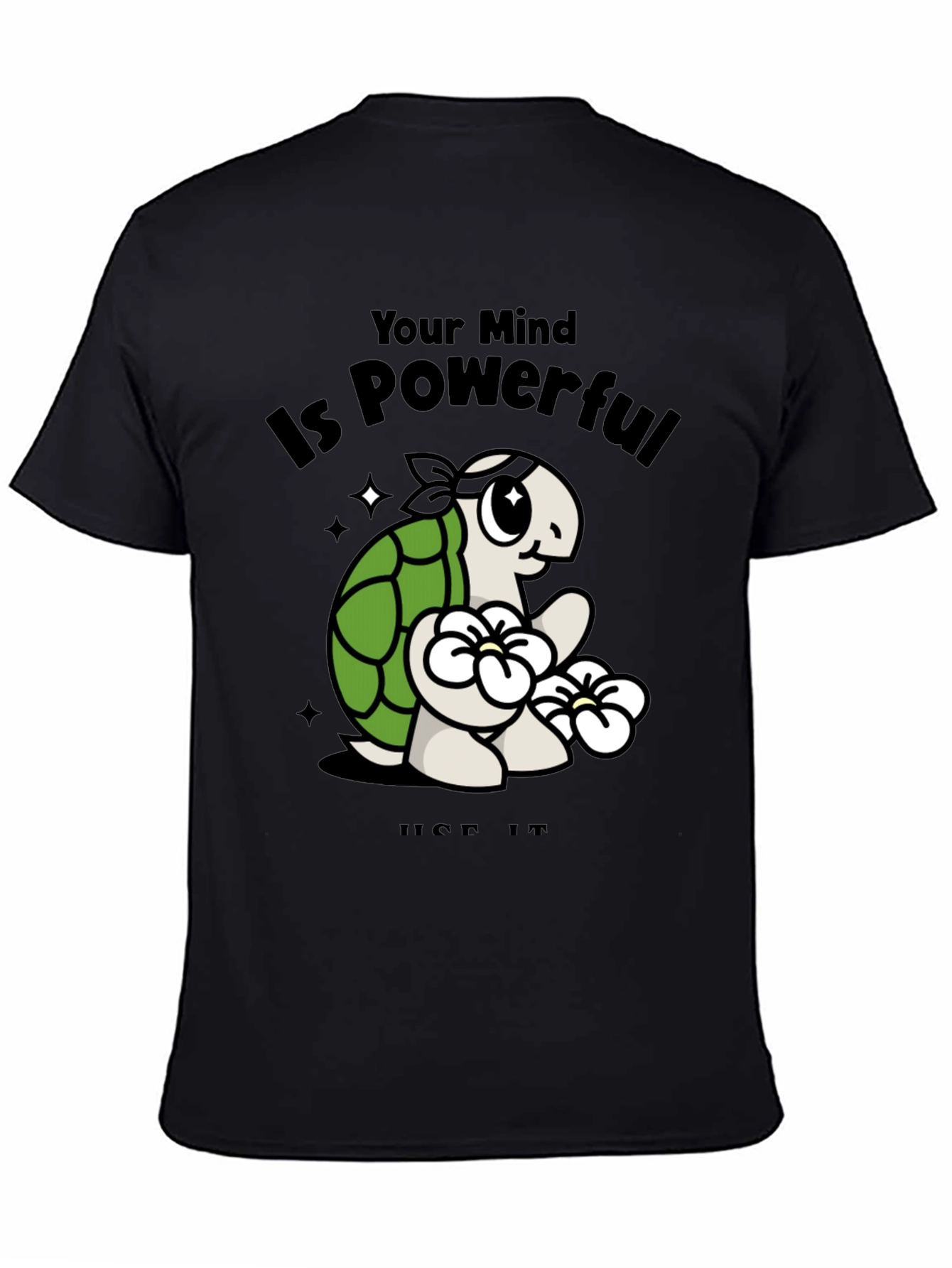 Mindful Turtle Graphic Tee - Motivational Shirt