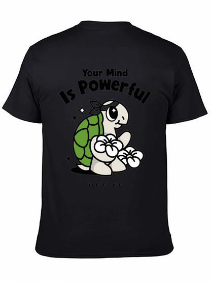 Mindful Turtle Graphic Tee - Motivational Shirt