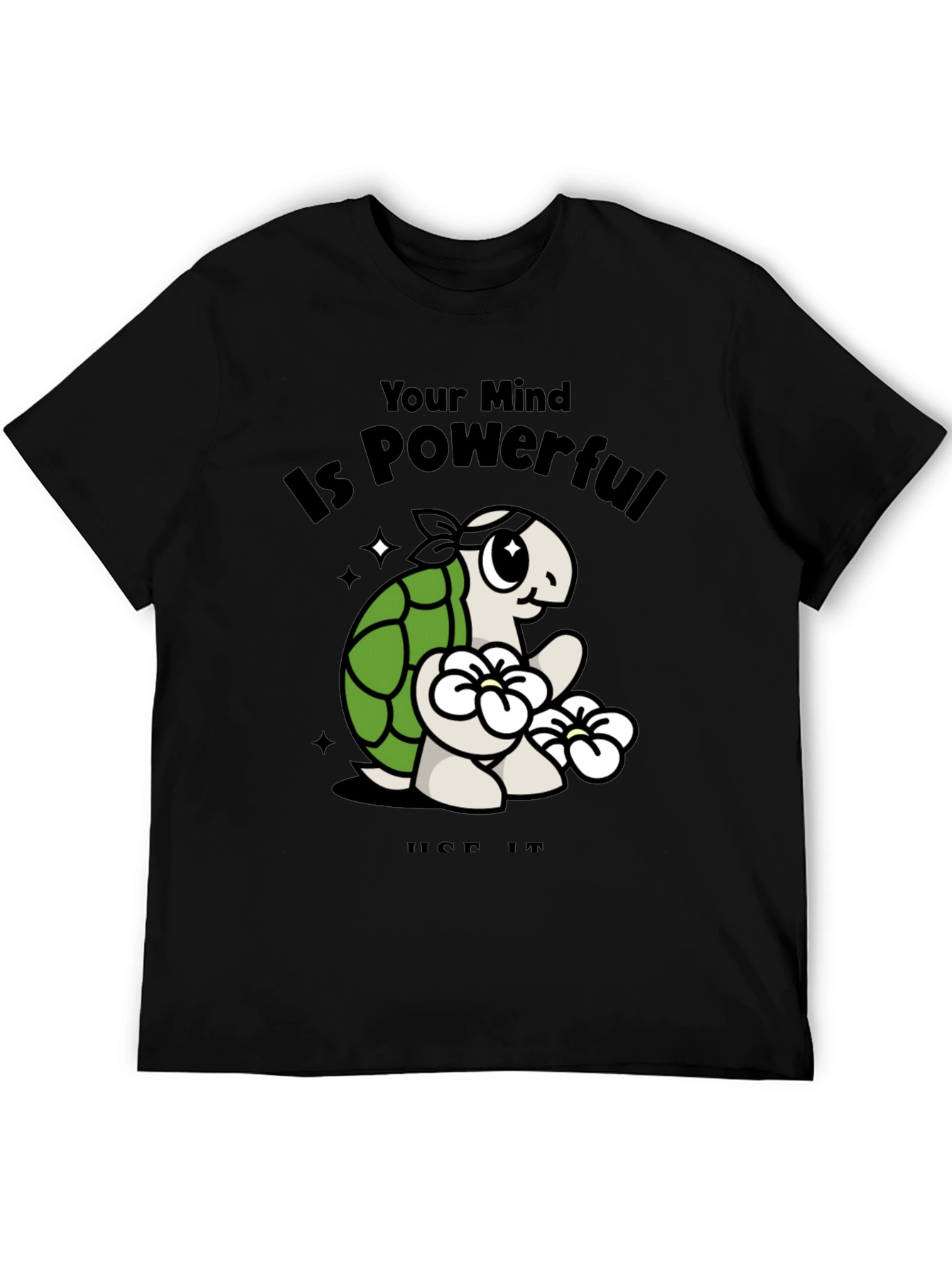 Mindful Turtle Graphic Tee - Motivational Shirt