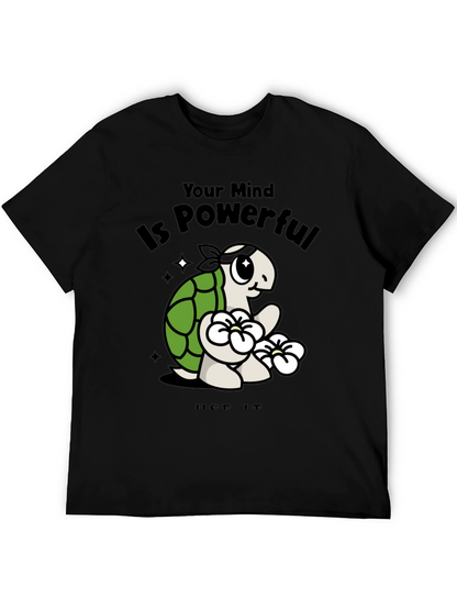 Mindful Turtle Graphic Tee - Motivational Shirt