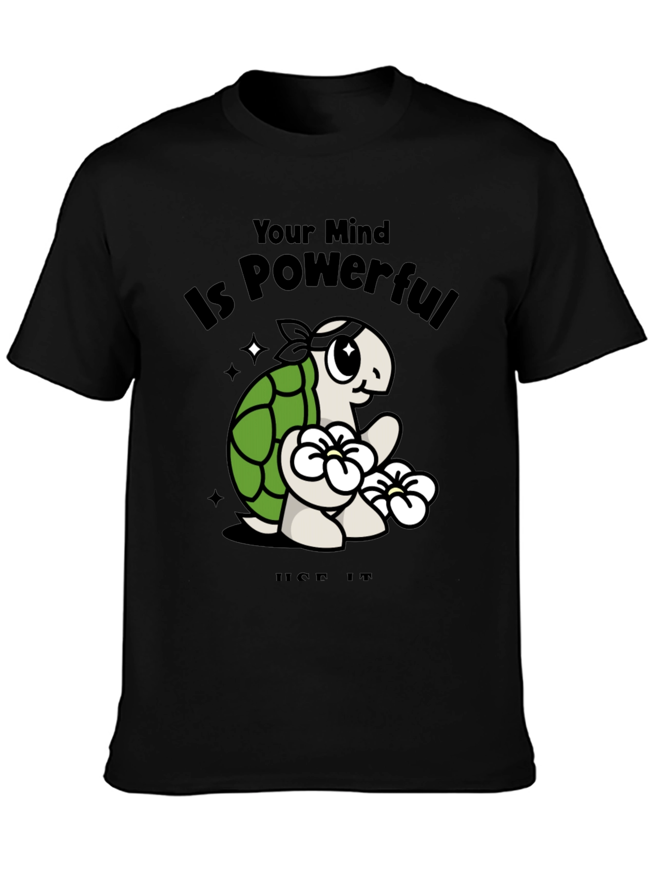Mindful Turtle Graphic Tee - Motivational Shirt