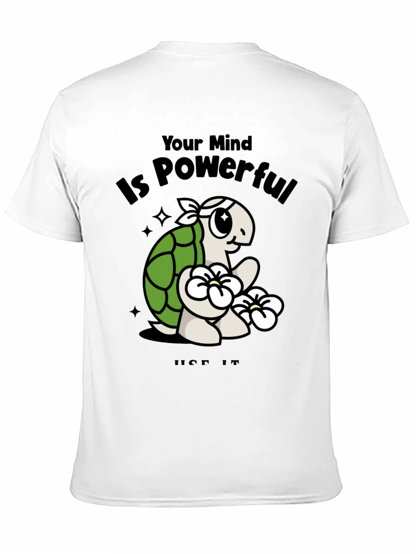Mindful Turtle Graphic Tee - Motivational Shirt