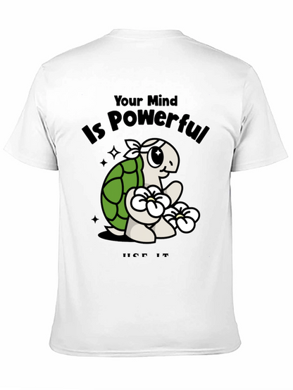 Mindful Turtle Graphic Tee - Motivational Shirt