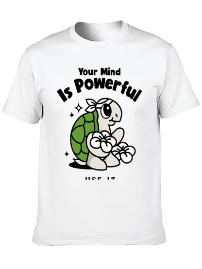 Mindful Turtle Graphic Tee - Motivational Shirt