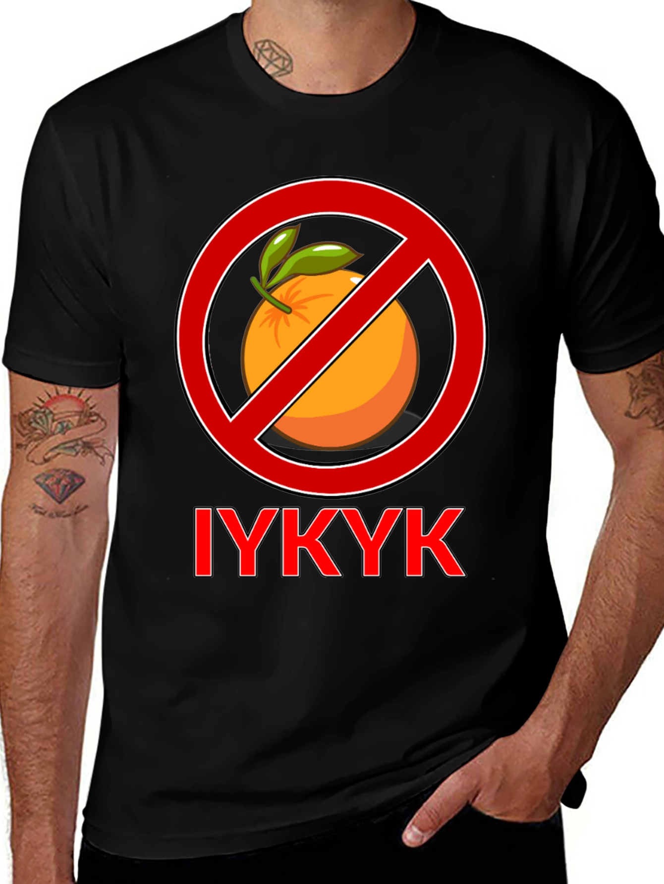 IYKYK No Orange Graphic Tee