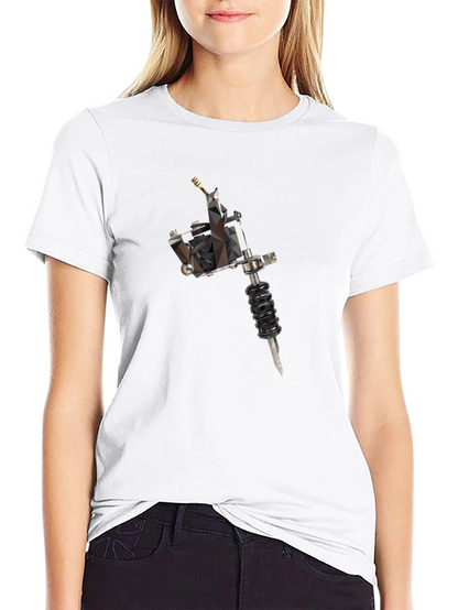 Tattoo Machine Graphic Tee - Black