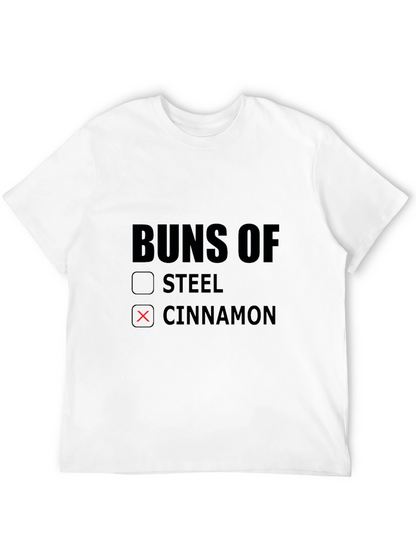 Buns Of Cinnamon T-Shirt - Novelty Foodie Tee