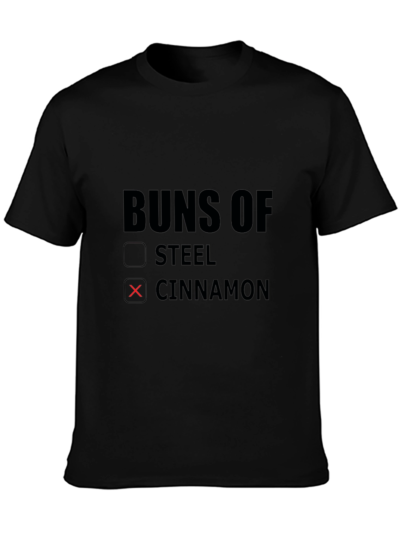 Buns Of Cinnamon T-Shirt - Novelty Foodie Tee