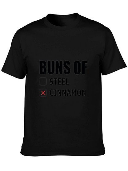 Buns Of Cinnamon T-Shirt - Novelty Foodie Tee