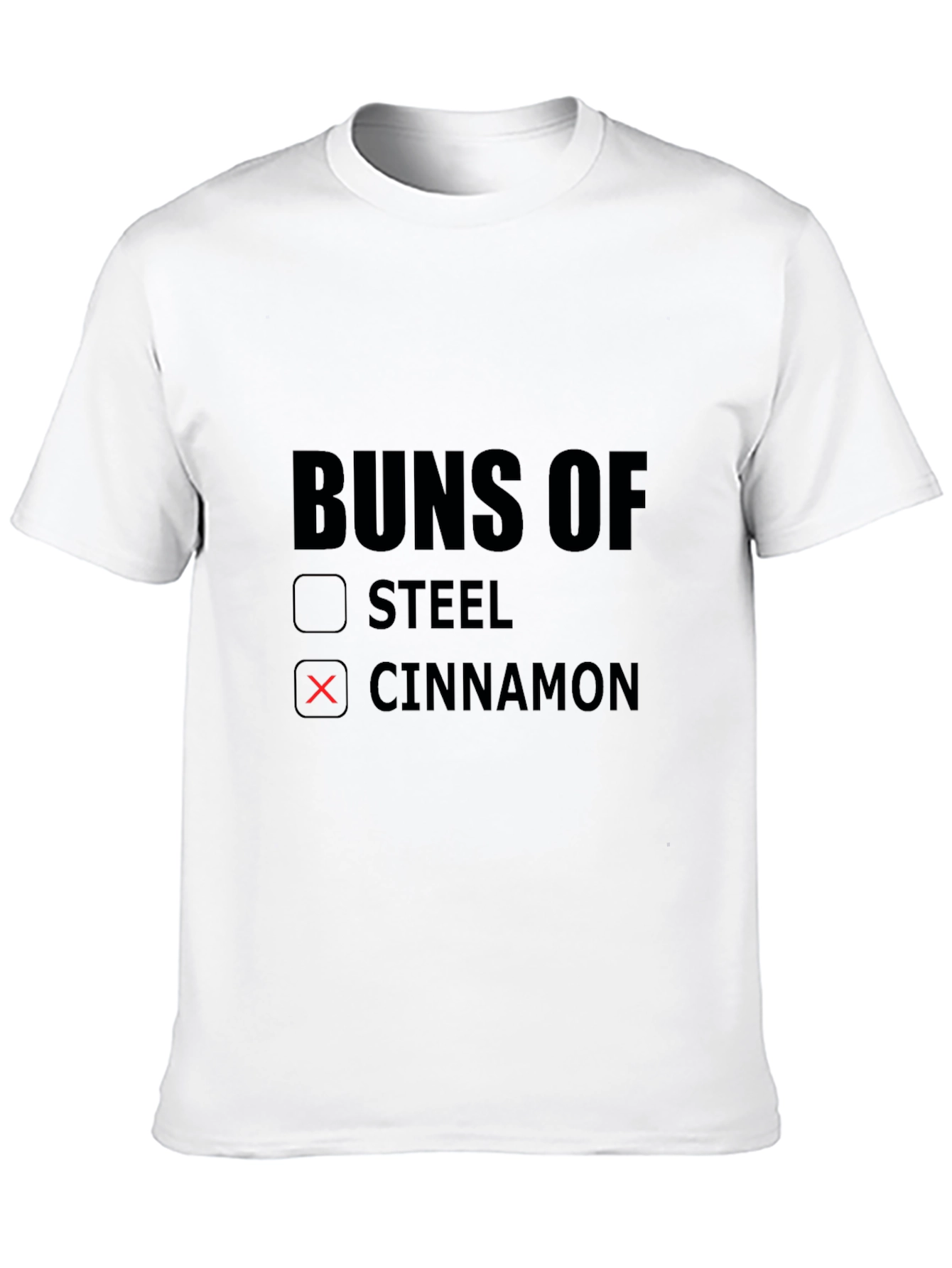 Buns Of Cinnamon T-Shirt - Novelty Foodie Tee
