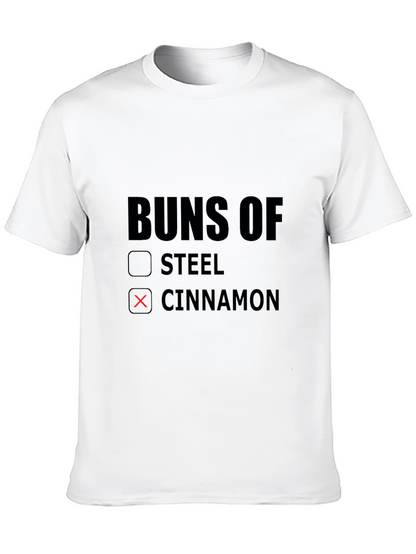 Buns Of Cinnamon T-Shirt - Novelty Foodie Tee