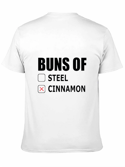 Buns Of Cinnamon T-Shirt - Novelty Foodie Tee