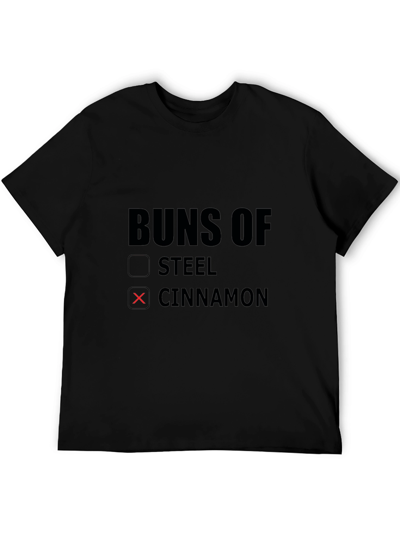 Buns Of Cinnamon T-Shirt - Novelty Foodie Tee
