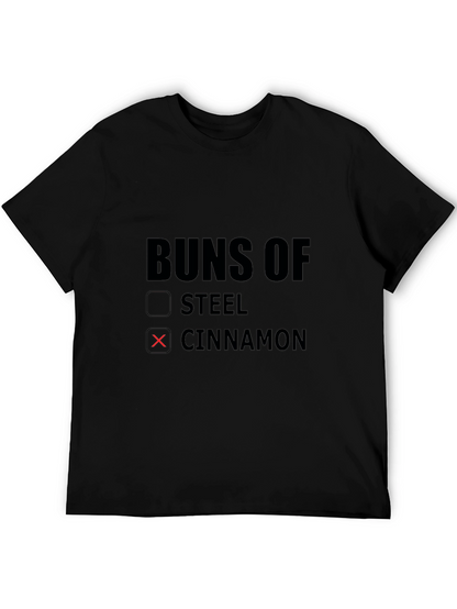 Buns Of Cinnamon T-Shirt - Novelty Foodie Tee