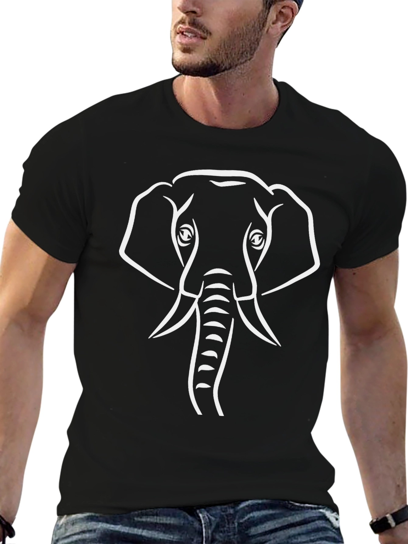 Elephant Graphic Tee - Cool Casual Style