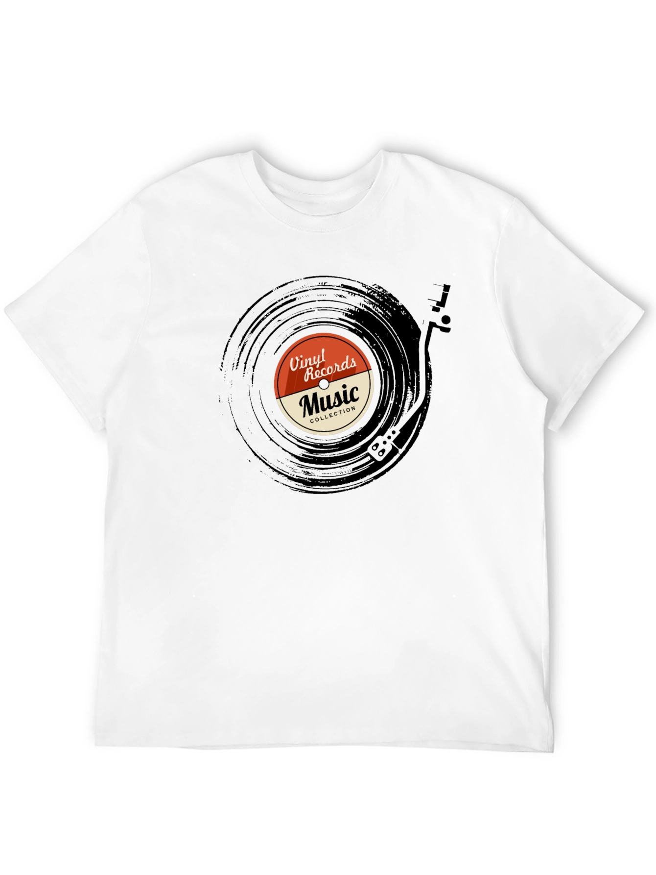 Vinyl Record Music Collection Graphic Tee