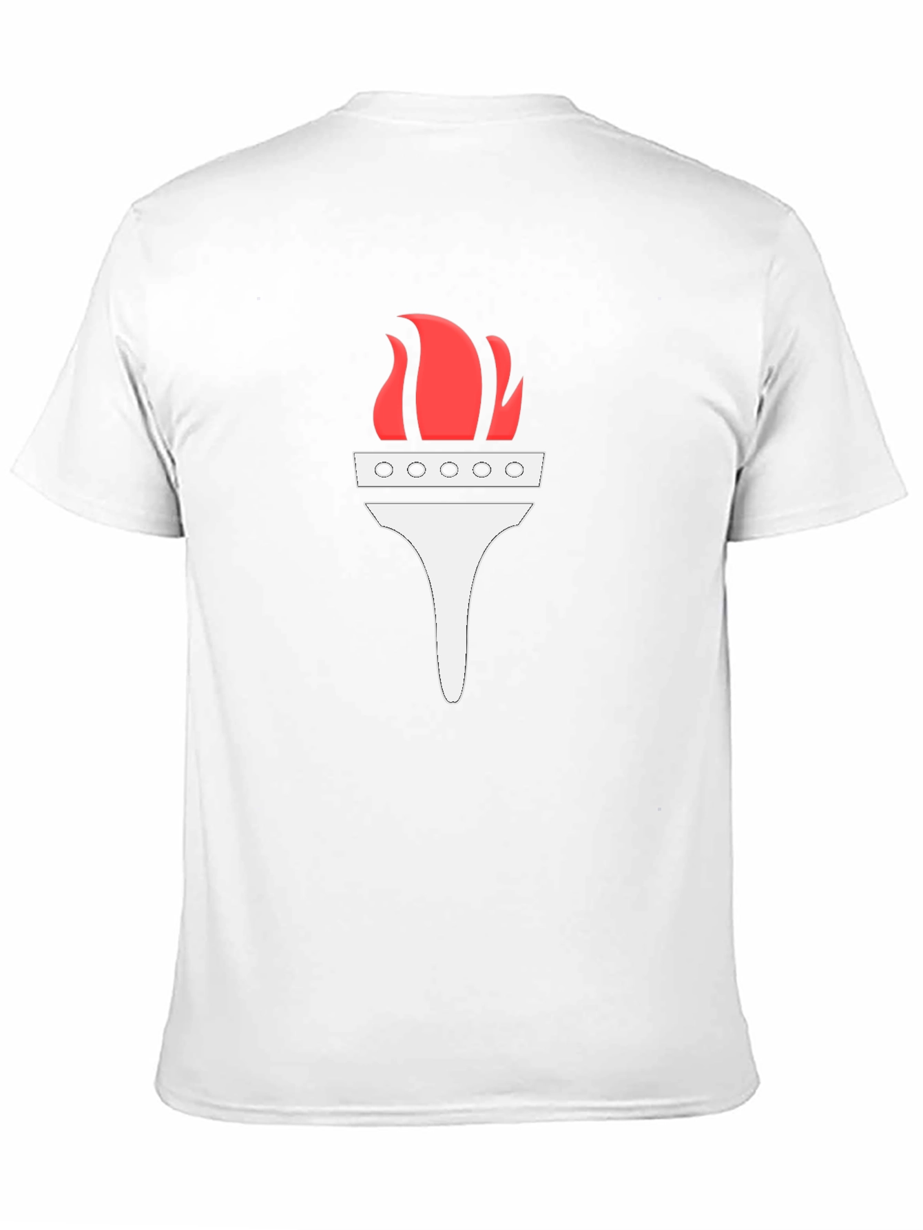 Torch Graphic Tee - Black Cotton T-Shirt