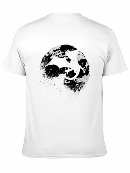 Dragon Silhouette Graphic Black T-Shirt