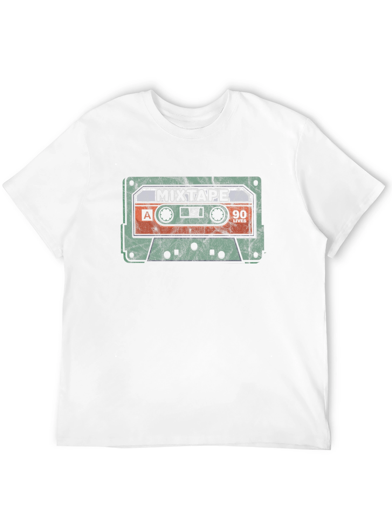 Retro Mixtape Graphic T-Shirt - 90s Nostalgia