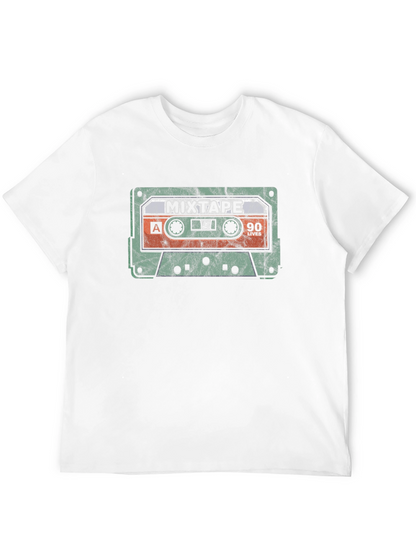 Retro Mixtape Graphic T-Shirt - 90s Nostalgia