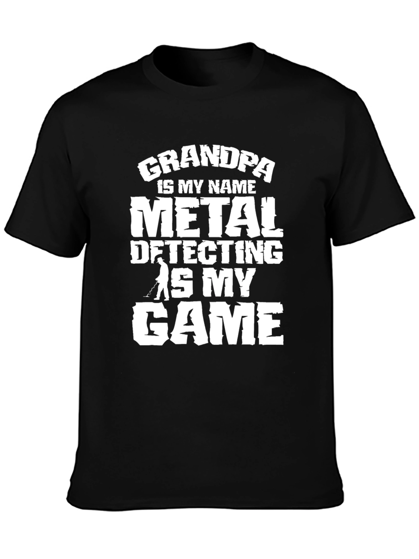 Grandpa Metal Detecting T-Shirt - Hobbyist Tee