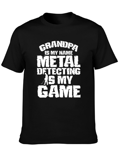 Grandpa Metal Detecting T-Shirt - Hobbyist Tee