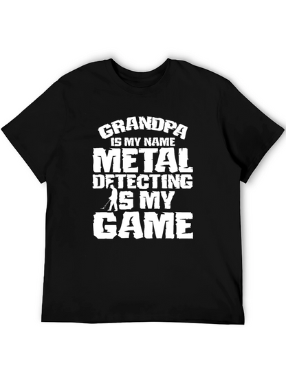 Grandpa Metal Detecting T-Shirt - Hobbyist Tee
