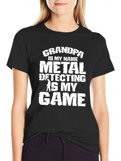 Grandpa Metal Detecting T-Shirt - Hobbyist Tee