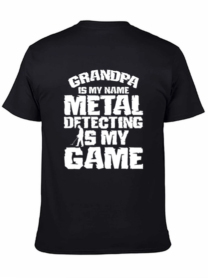 Grandpa Metal Detecting T-Shirt - Hobbyist Tee