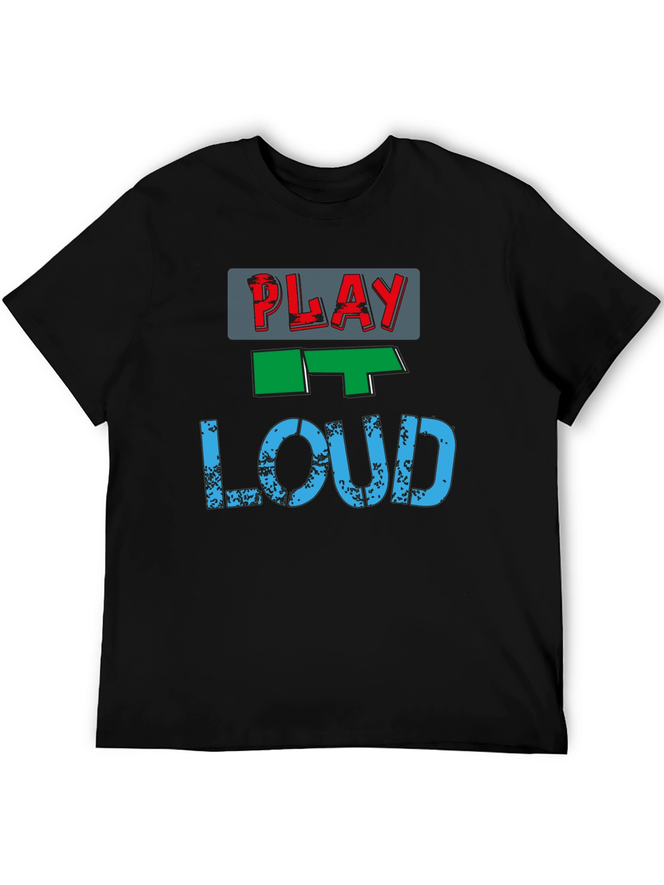 Play It Loud Graphic Tee - Casual Style