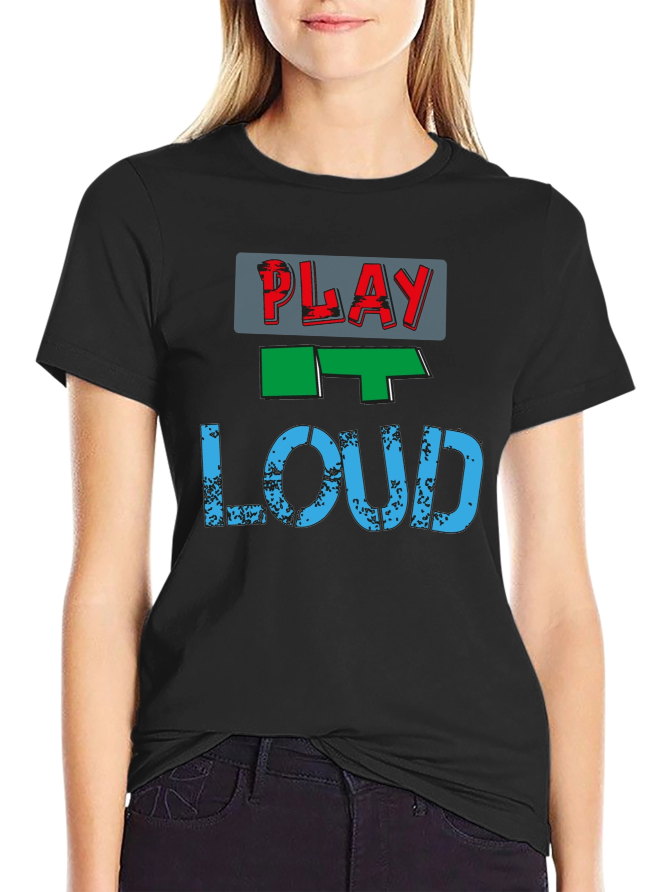 Play It Loud Graphic Tee - Casual Style
