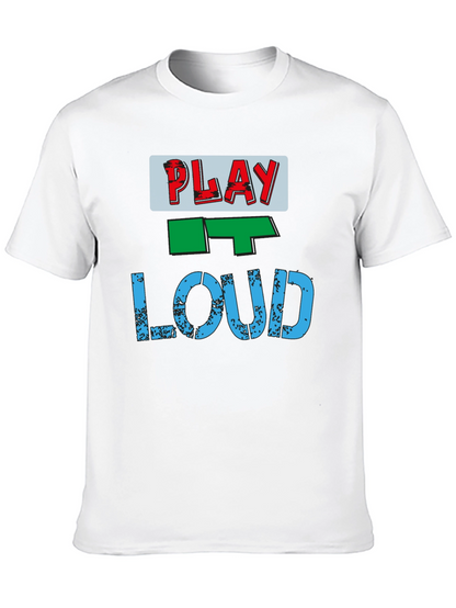Play It Loud Graphic Tee - Casual Style