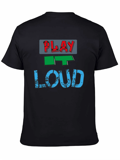 Play It Loud Graphic Tee - Casual Style