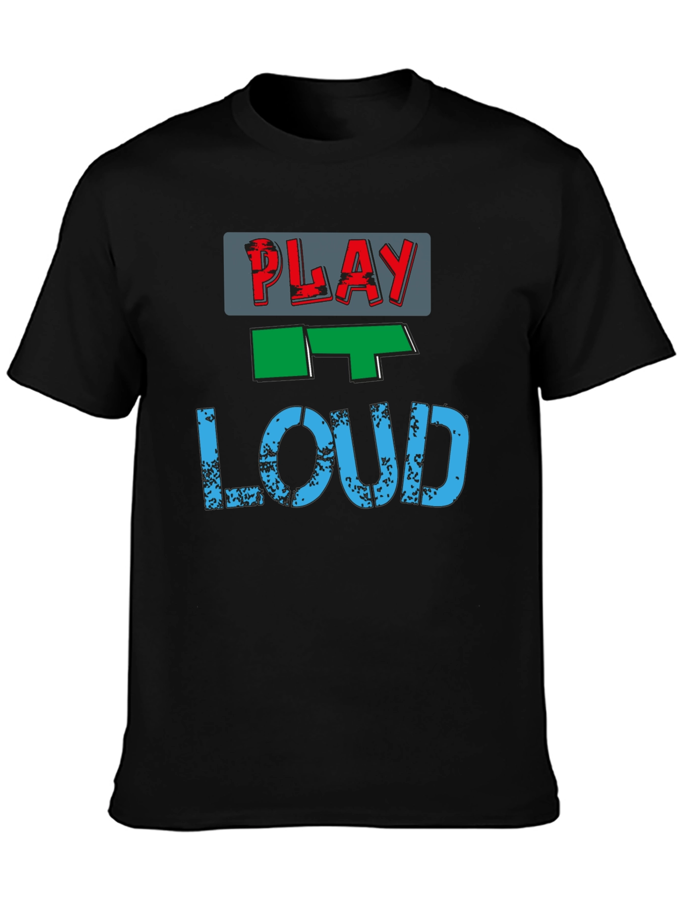 Play It Loud Graphic Tee - Casual Style