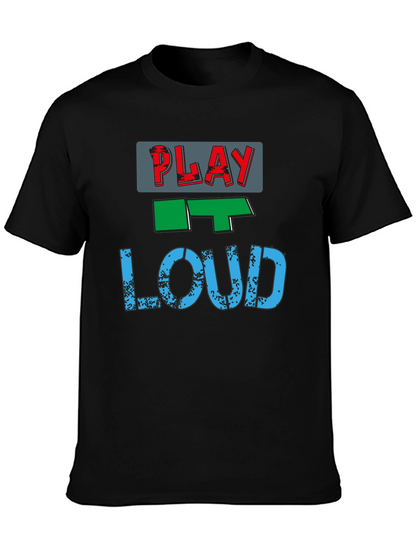 Play It Loud Graphic Tee - Casual Style