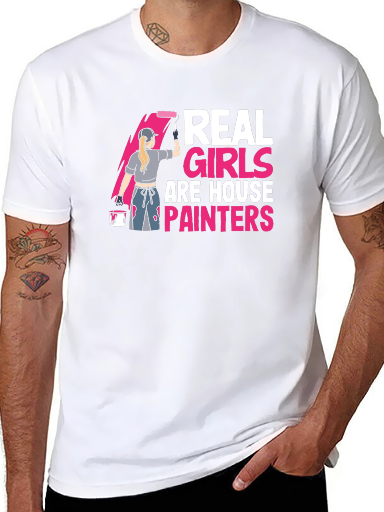 Real Girls are House Painters T-Shirt