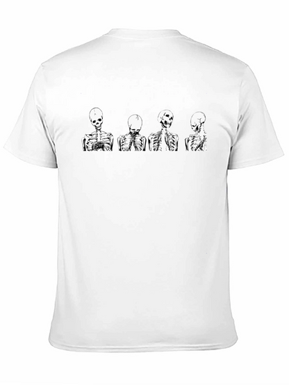 Skeleton Graphic Tee - Unique Halloween Style
