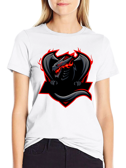 Mens Black Dragon Graphic Tee