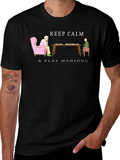 Keep Calm & Play Mahjong T-Shirt