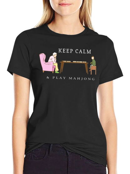 Keep Calm & Play Mahjong T-Shirt