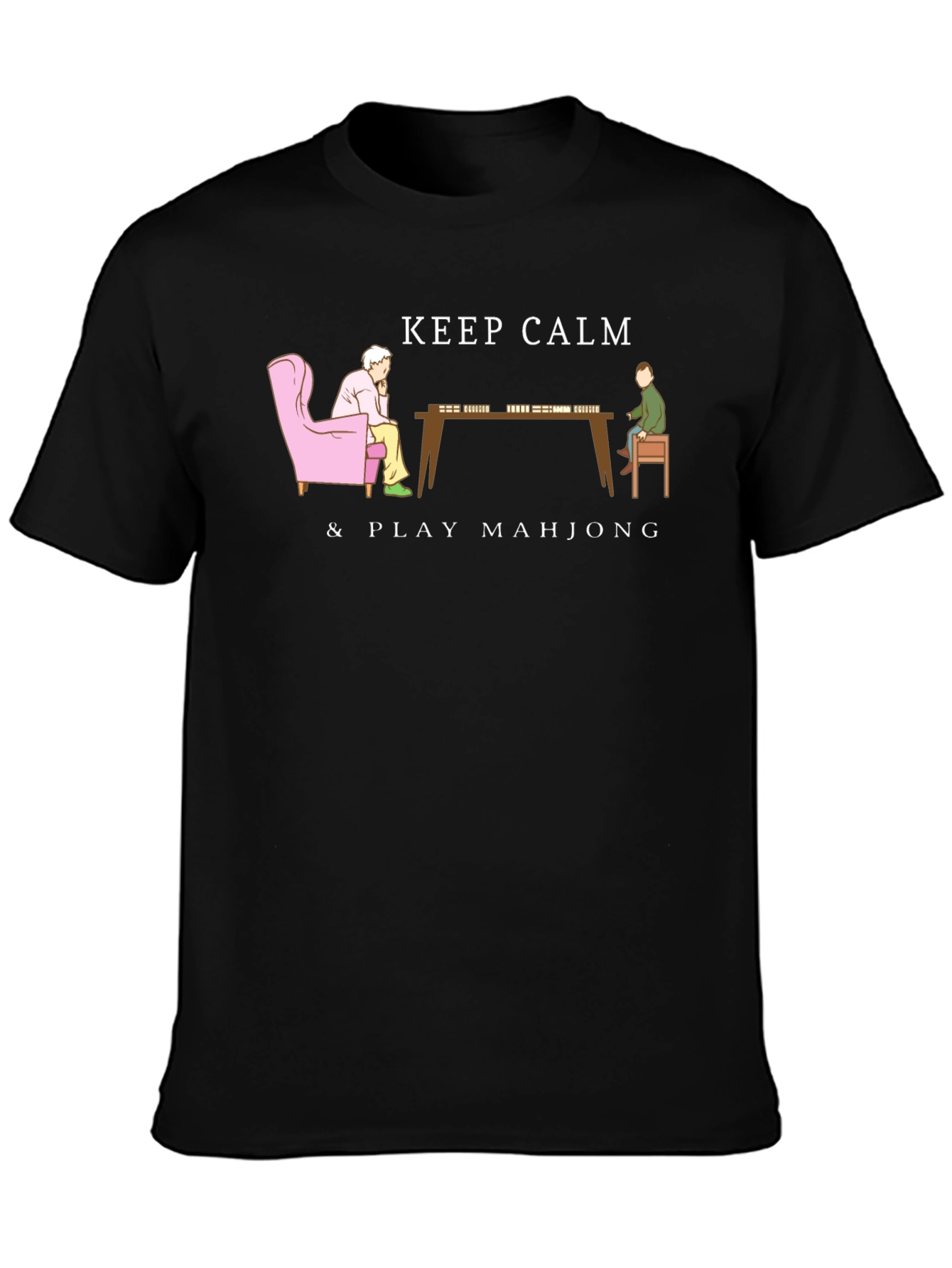 Keep Calm & Play Mahjong T-Shirt