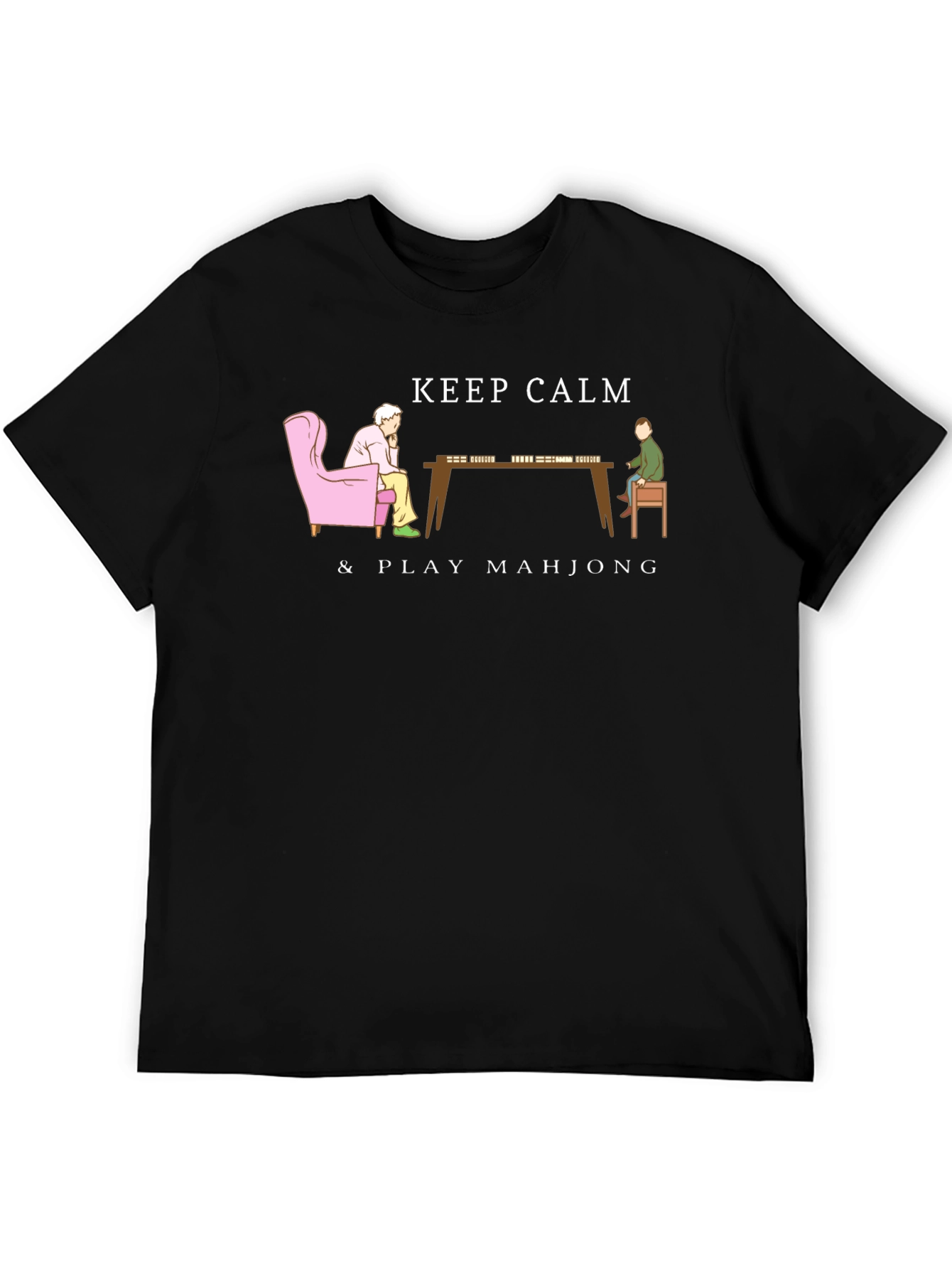 Keep Calm & Play Mahjong T-Shirt